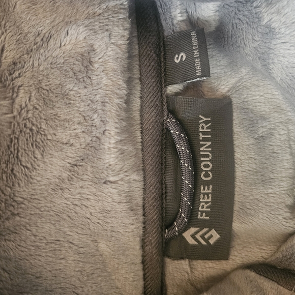 Women's Gray Hooded Jacket - Picture 10 of 11